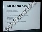 Botoina 5000 3 aplicadores 1 frasco 20 ml. pvp 148 � �- DESCUENTO 20%
OFERTA CON UNIDADES LIMITADAS AL STOCK CON DESCUENTO DEL 20% SOBRE SU PVP = 118.40�
Botoina 5000 tratamiento de ataque es una preparaci�n adecuada para alisar las arrugas de expresi�n muy profundas. Contiene 20 aplicaciones de 1 ml. contienen 50 unidades de Botoina. Preparaci�n cosm�tica para contrarrestar las microcontracciones cut�neas y alisar las arrugas de expresi�n muy profundas. Botoina 5000 tratamiento de ataque se debe de utilizar durante 20 d�as aplicando 1 ml. por la noche en los surcos de arrugas frontales, glabelares, contorno de ojos y nasolabiales. Dejar actuar el preparado durante 10 minutos y luego masajear suavemente la parte tratada con la punta de los dedos hasta su completa absorci�n.
Botoina 5000 3 aplicadores se puede comprar en �farmacia, sitio de parafarmacia on line y tiendas de salud en internet.
Botoina 5000 tratamiento de ataque fabricado por laboratorios Labo. Fabricante de cresci...