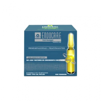 Endocare Tensage 20 ampollas, Reafirmante y Redensificante.