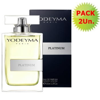 Yodeyma Platinum Perfume Yodeyma Fragancia Hombre Vaporizador 100ml.Pack 2Un.Envio Gratis