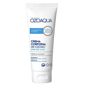 Ozoaqua Crema Corporal de Ozono, 200ml, Hidratante Calmante Regeneradora.
