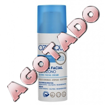 Ozoaqua  Crema Facial de Ozono, 50ml, Hidratante Calmante y Regeneradora.