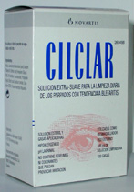Cilclar soluci�n extrasuave 100 ml.
Soluci�n extra-suave para la limpieza diaria de los p�rpados con tendencia a blefaritis.
Cilcar Soluci�n est�ril y gasas aplicadoras.
Cilclar es hipoalerg�nico, utilizable como desmaquillador.
Cilclar soluci�n extrasuave 100 ml. �Fabricado por: laboratorios Novartis.
Productos similares: Cilclar soluci�n extrasuave, extrasuave Cilclar soluci�n, soluci�n extrasuave Cilclar, Cilclar soluci�n extrasuave ojos, Cilclar soluci�n extrasuave desmaquillador, �Cilclar soluci�n extrasuave parpados, Cilclar soluci�n extrasuave blefaritis, Cilclar soluci�n extrasuave limpieza ojos.
