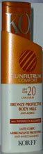 Korff leche bronceadora cuerpo FP20 150 ml.
Korff Sunfiltrum Comfort: selecciona los rayos beneficiosos y bloquea los nocivos gracias al infrablock K_complex. Resistente al agua.
Korff leche bronceadora cuerpo FP20 150 ml. está fabricado por: Korff
Productos similares: Korff leche bronceadora cuerpo FP15 150 ml., Korff leche bronceadora cuerpo, Korff leche fotoprotectora, Korff leche bronceadora, Korff leche bronceadora cuerpo, Korff crema bronceadora, Korff loción bronceadora, Korff emulsión bronceadora, Korff leche bronceadora cuerpo FP20 150 ml.