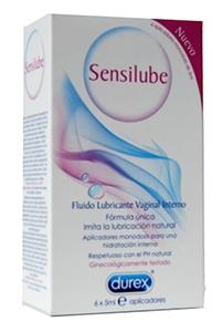 parafarmacia comprar SENSILUBE  fluido lubricante vaginal monodosis  6 x 5 ml