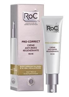 parafarmacia comprar ROC PRO-CORRECT crema  antiarrugas rejuvenecedor rica 40 ml.