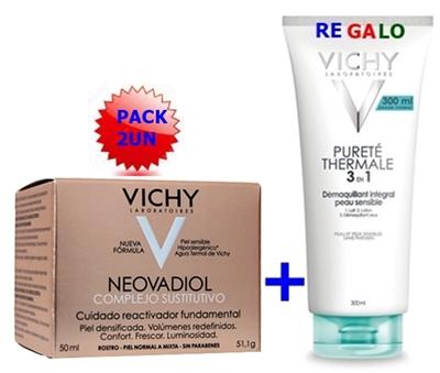 parafarmacia comprar Vichy Neovadiol complejo sustitutivo crema piel NM 50 ml.Pack2un,REGALO Purete thermale 3en1 200ml