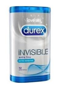 parafarmacia comprar Durex Preservativo Invisible Extrafino Lubricado 12 un.