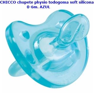 parafarmacia comprar CHICCO chupete physio todogoma soft silicona 0-6m AZUL