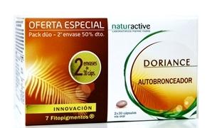 parafarmacia comprar DORIANCE autobronceador 30 capsulas  PACK ahorro, 2 UN,