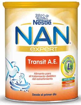 parafarmacia comprar Nan  Expert Transit AE leche infantil antiestreñimiento 800 gr