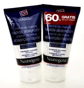 parafarmacia comprar NEUTROGENA crema manos textura ligera 75 ml 75% GRATIS EN 2ªun