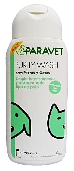 parafarmacia comprar PARAVET PURITY-WASH champu  2 en 1 200 ml.