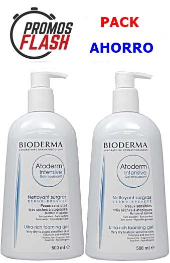 parafarmacia comprar BIODERMA ATODERM Intensive Gel Moussant 500 ml.PACK 2UN, -50% DESCUENTO en 2ªun