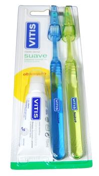 parafarmacia comprar Cepillo dental vitis suave duplo
