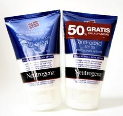 parafarmacia comprar NEUTROGENA  crema de manos antiedad 50 ml. DUPLO -50%  DESCUENTO EN 2ªUN