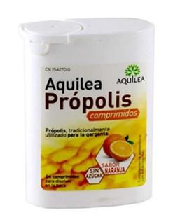 parafarmacia comprar AQUILEA propolis sabor naranja sin azúcar 24 comprimidos