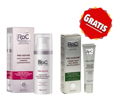 parafarmacia comprar ROC PRO-DEFINE concentrado  antiflacidez reafirmante 50 ml GRATIS ROC PRO-SUBLIME ojos antiarrugas 