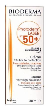 parafarmacia comprar BIODERMA Photoderm Láser fotoprotector crema SPF 50+/UVA 35, 30 ml.