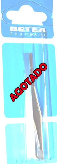 parafarmacia comprar BETER pinza de depilar cromada punta oblicua