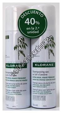 parafarmacia comprar KLORANE champu seco 150 ml. DUPLO 40% DE DESCUENTO en 2ª UN