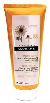parafarmacia comprar KLORANE Reflejos rubios bálsamo para después del champú a la camomila 200 ml