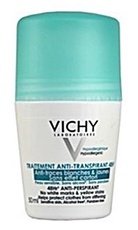 parafarmacia comprar VICHY desodorante anti-transpirante 48h 50 ml anti-manchas blancas y amarillas