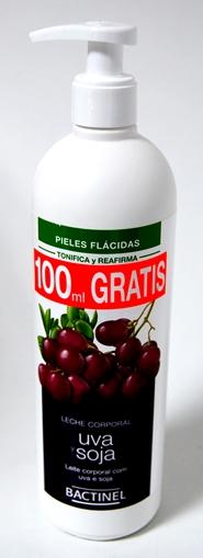 parafarmacia comprar BACTINEL Leche Corporal con Uva y soja 400 ml. + 100 ml. GRATIS