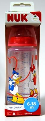 parafarmacia comprar BIBERON NUK FIRST CHOICE  Disney baby, 6-18 m, tetina caucho 300 ml. ROSA